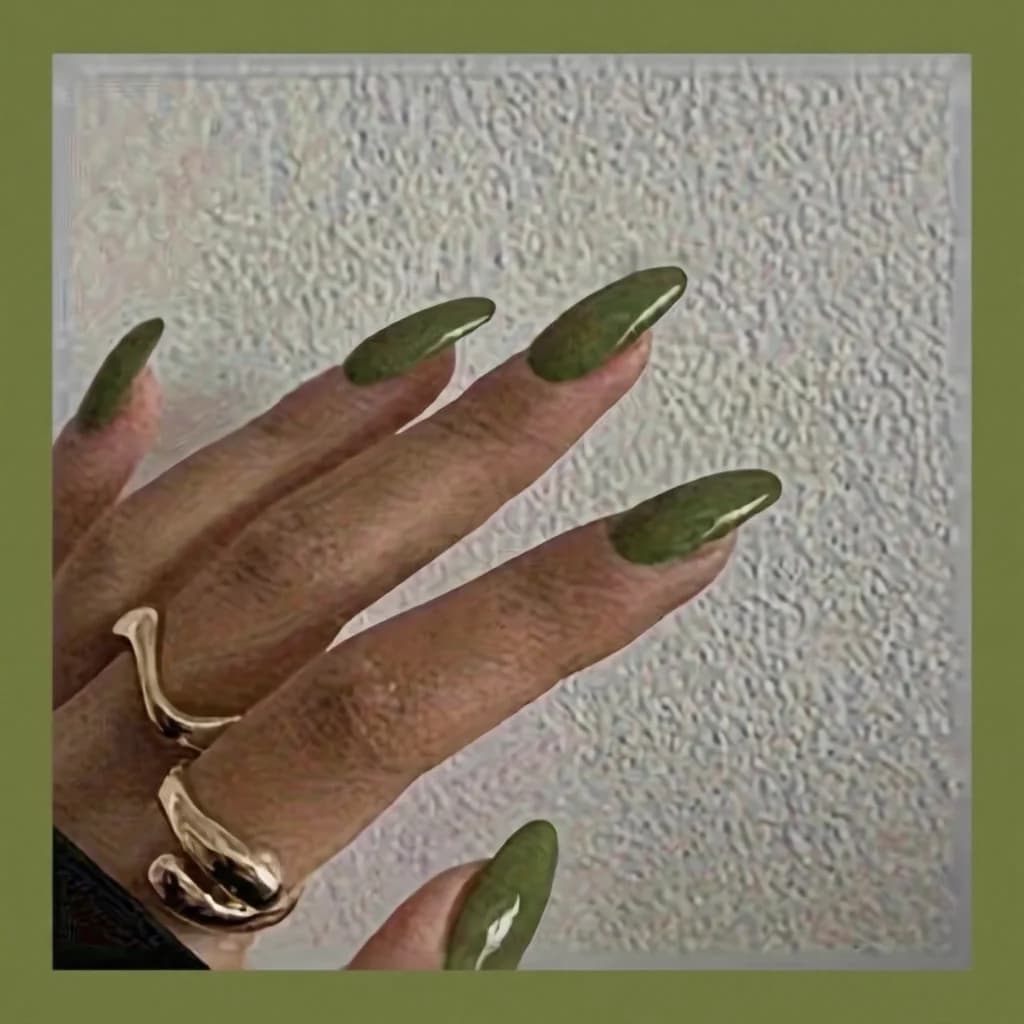 Faux ongles trapézoïdaux brillants, couleur unie, longueur courte, boîte de 24 pièces