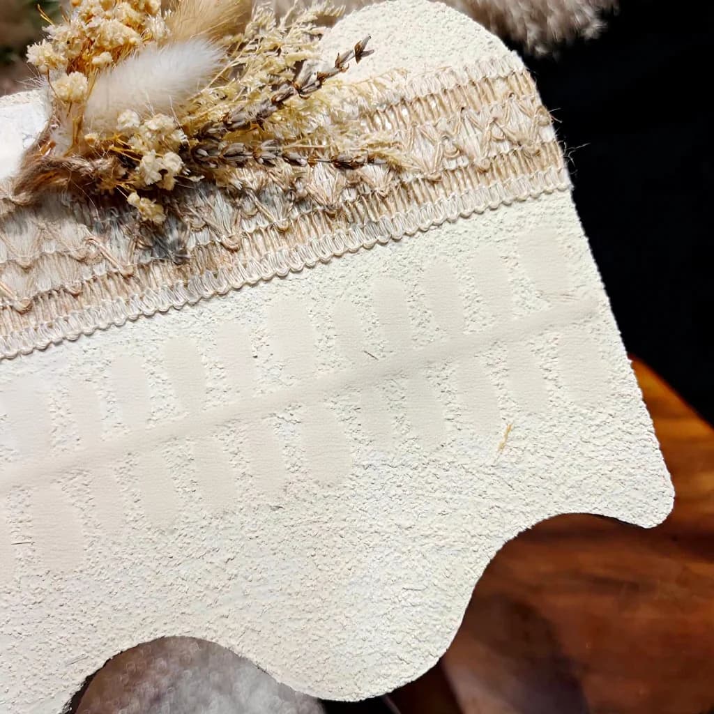 Faux Ongles Courts Ovales avec Design Étoiles et Pois