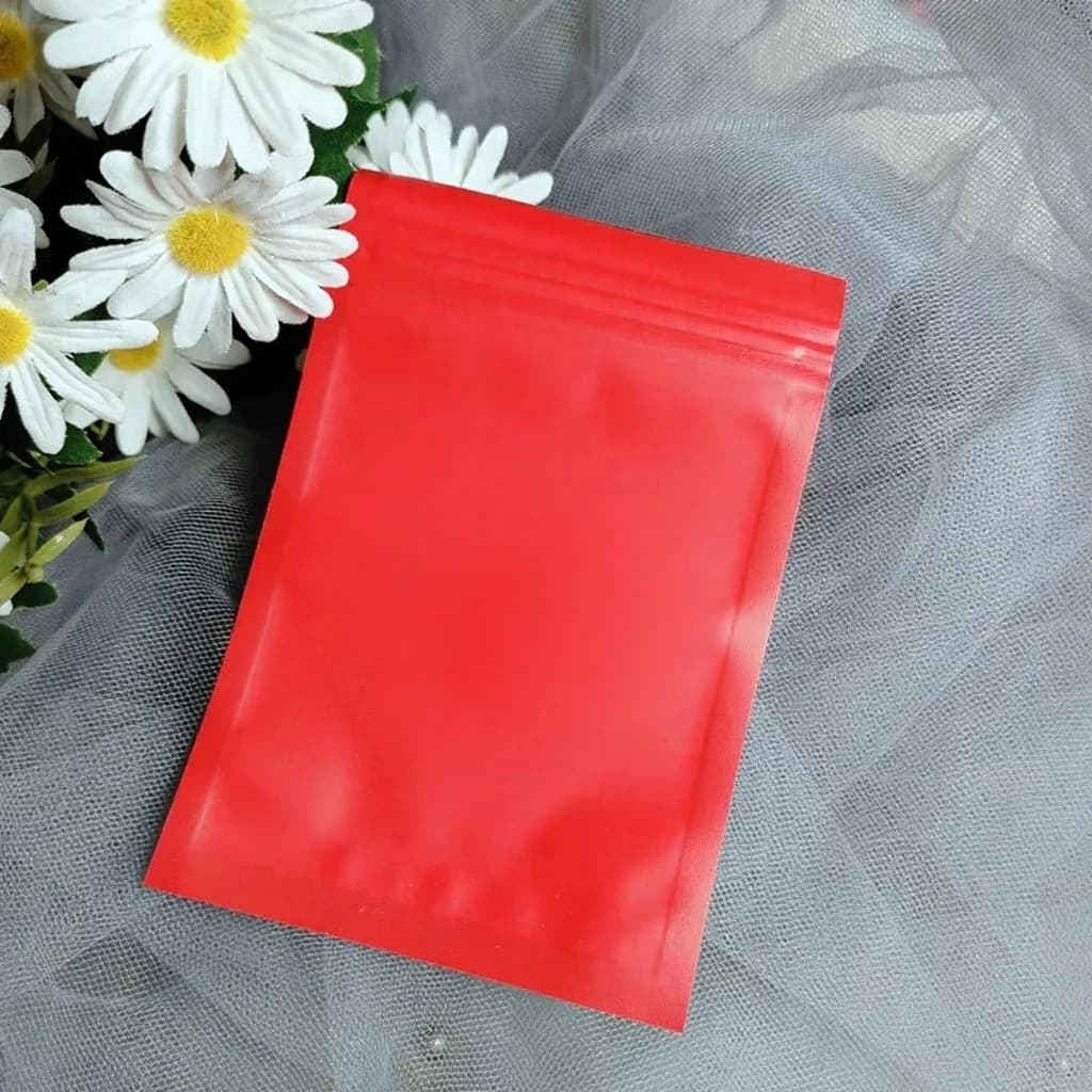 Sachets ziplock en plastique givré pour outils à ongles et faux ongles